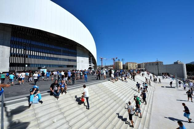 Stade Velodrome FOOTBALL : Olympique Marseille - Ligue 1 - 17 08 2014 AnthonyBIBARD FEP Panoramic 