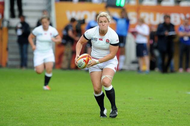 Ceri Large (England) RUGBY : England vs Canada - Women s World Cup - Final - 17 08 14 NLeGouic FEP Panoramic 