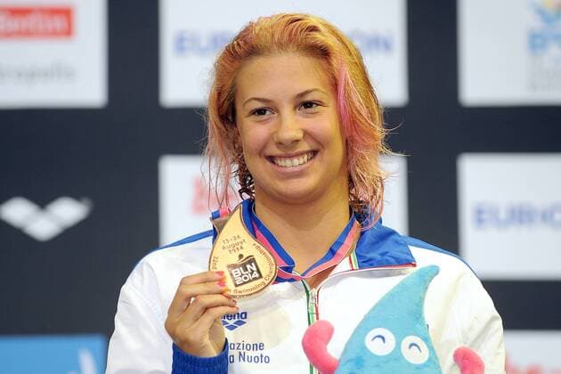 Arianna Castiglioni Italia Bronze Medal 100m Breaststroke Women Swimming 32nd LEN European Championships Berlin andreaxstaccioli