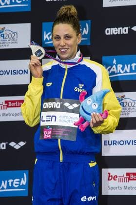 JOHANSSON Jennie SWE Silver Medal 100m Breaststroke Women Final 32nd LEN European Championships Berlin GiorgioxScala DBM
