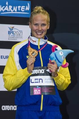 COLEMAN Michelle SWE Bronze Medal 100m Freestyle Women Final 32nd LEN European Championships Berlin GiorgioxScala DBM