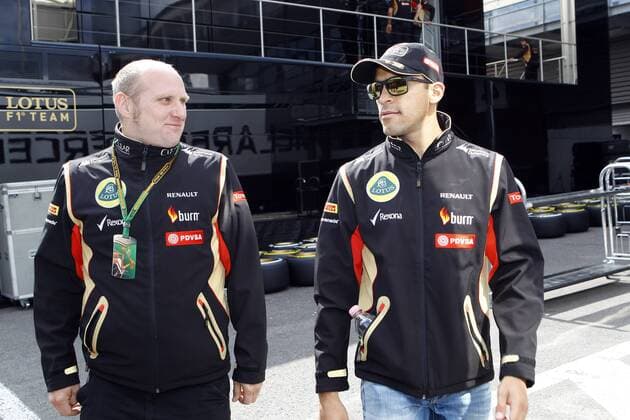 Pastor Maldonado (VEN) Lotus F1 Team E22 Belgian Grand Prix, Spa Francorchamps 