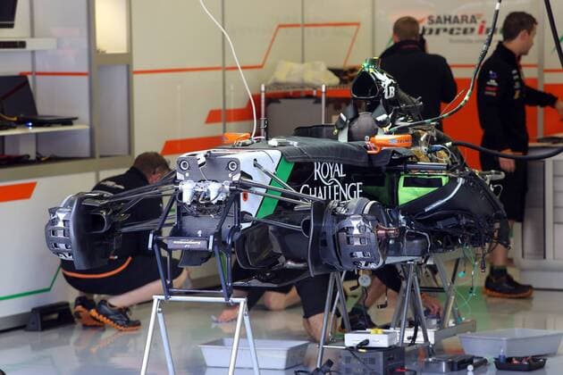 Sahara Force India F1 VJM07 Tecnical detail Belgian Grand Prix, Spa Francorchamps 