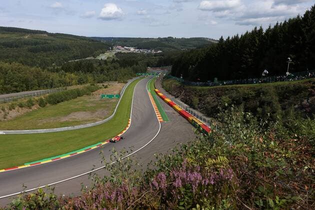 22.08.2014- Free Practice 1, Fernando Alonso (ESP) Scuderia Ferrari F14-T Belgian Grand Prix, Spa Francorchamps 21 - 24 August 2014 