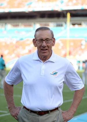 August 23rd, 2014, Miami Dolphins owner Stephen Ross prior to a game between the Miami Dolphins and the Dallas Cowboys at Sun Life Stadium in Miami Garden, FL NFL American Football Herren USA AUG 23 Preseason - Cowboys at Dolphins Icon140823010 EDITORIAL USE ONLY