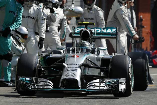 Motorsports: FIA Formula One World Championship 2014, Grand Prix of Belgium, 6 Nico Rosberg (GER, Mercedes AMG Petronas F1 Team), xHOCHxZWEIx