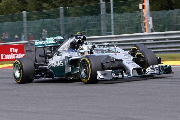 Motorsports: FIA Formula One World Championship 2014, Grand Prix of Belgium, 44 Lewis Hamilton (GBR, Mercedes AMG Petronas F1 Team), xHOCHxZWEIx
