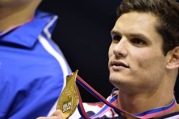 Florent Manaudou France 50m freestyle men Gold MEdal Swimming 32nd LEN European Championships Berlin andreaxstaccioli
