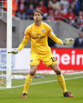 Köln, RheinEnergieStadion, 23.08.14: Hamburgs Torwart Rene Adler im Spiel der 1. Bundesliga zwischen 1.FC Köln vs. Hamburg SV in der Saison 2014 2015.