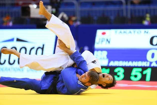 Naohisa Takato (JPN), AUGUST 25, 2014 - Judo : 2014 World Judo Championships Men s -60kg quarter-final at Traktor Ice Arena, Chelyabinsk, Russia. Noxthirdxpartyxsales  ( Aufmach20217096)