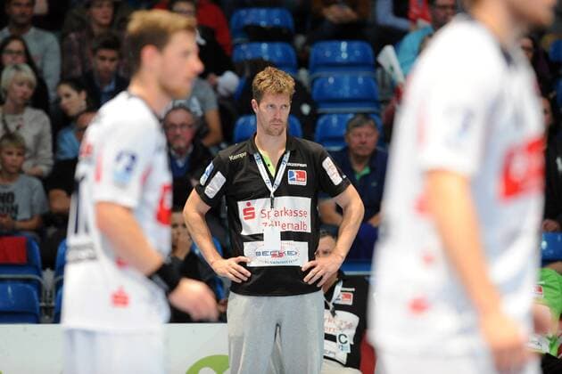 Markus Gaugisch (Trainer HBW Balingen-Weilstetten) Handball --- 1. Bundesliga --- MT Melsungen vs HBW Balingen-Weilstetten --- 26.08.2014, EP_rsl