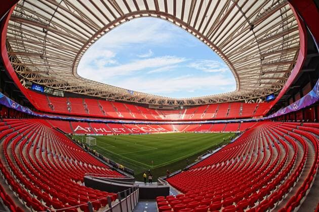 General view, AUGUST 27, 2014 - Football Soccer : San Mames Stadium, UEFA Champions League Play-off . Athletic Club de Bilbao at the San Mames stadium in Bilbao Noxthirdxpartyxsales  (heha014116)