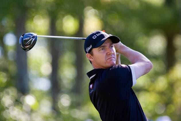 Aug. 29, 2014 - Norton, Massachusetts, United States - August 29, 2014: Jimmy Walker at the 12th tee during the first round of the Deutsche Bank Championship at TPC Boston. Anthony Nesmith CSM GOLF 2014: Deutsche Bank Championship AUG 29 - ZUMAc04
