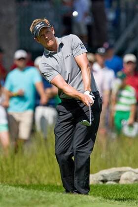 Aug. 29, 2014 - Norton, Massachusetts, United States - August 29, 2014: Luke Donald at the 16th hole during the first round of the Deutsche Bank Championship at TPC Boston. Anthony Nesmith CSM GOLF 2014: Deutsche Bank Championship AUG 29 - ZUMAc04