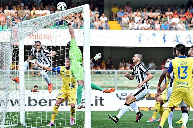 Mg Verona 30 08 2014 - serie A - Chievo Verona AC Juventus Turin - foto MatteoxGribaudi Image Pictured: Martin Caceres 