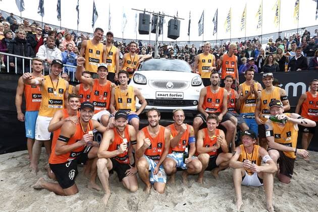 Deutsche Meisterschaft Beachvolleyball, Timmendorfer Strand: Kay Matysik Jonathan Erdmann - Deutsche Meister 2014 xHOCHxZWEIx