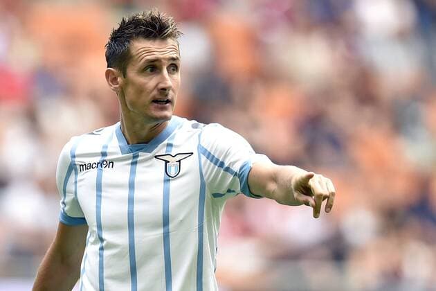 Miroslav Klose Lazio - Mailand 31-08-2014 Stadio Giuseppe Meazza, Football Calcio Serie A AC Mailand vs Lazio Rom andreaxstaccioli