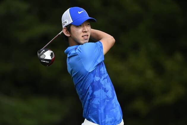Aug. 31, 2014 - Norton, Massachusetts, USA - August 31, 2014 - Norton, Mass. - Seung-Yul Noh watches the flight of his ball from the 14th tee box during the third round of the PGA Golf Herren FedEx Cup playoffs, Deutsche Bank Championship, held at the Tournament Players Club in Norton Massachusetts. Eric Canha CSM Golf 2014: Deutsche Bank Championship AUG 31 - ZUMAc04