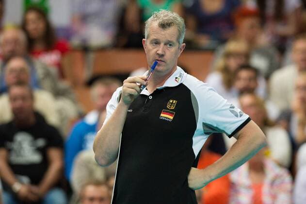 01.09.2014, Spodek, Kattowitz Volleyball, FIVB Volleyball Men s World Championsship 2014, Deutschland (GER) vs. Brasilien Vital Heynen (Bundestrainer Trainer GER)
