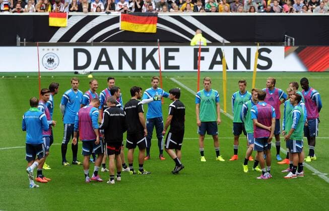 Training der Deutschen Nationalmannschaft in Düsseldorf 01.09.2014. HM