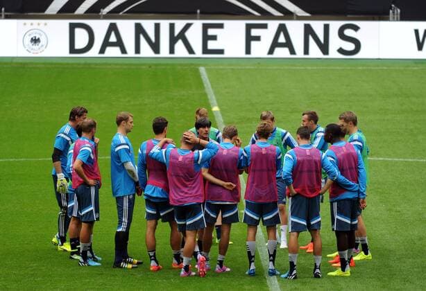 Training der Deutschen Nationalmannschaft in Düsseldorf 01.09.2014. HM