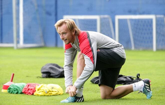 PXL_Croatia national football team training session 01.09.2014., Zagreb, Croatia - Croatia national football team training session ahead the international friendly match against Cyprus in Pula on 4 September and the first EURO 2016 qualifier against Malta in Zagreb on 9 September. Ivan Rakitic.  PetarxGlebov PIXSELL