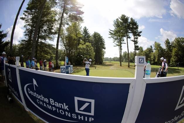 September 1, 2014: Camilo Villegas and the 6th tee box during the Final Round of the Deutsche Bank Championship at TPC Boston in Norton, MA. GOLF: SEP 01 PGA Golf Herren - Deutsche Bank Championship - Final Round Icon19086663 EDITORIAL USE ONLY