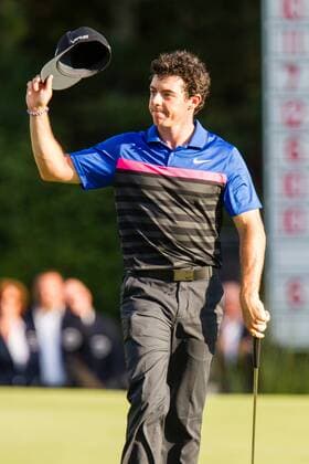 September 1, 2014: Rory McIlroy finishes ties for 5th at -11 in the Deutsche Bank Championship at TPC Boston in Norton, MA. GOLF: SEP 01 PGA Golf Herren - Deutsche Bank Championship - Final Round Icon19086659 EDITORIAL USE ONLY