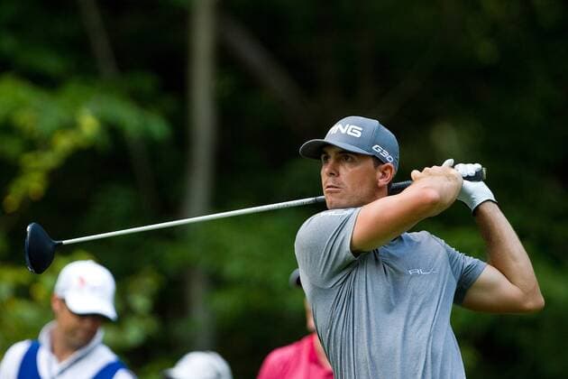 Sept. 1, 2014 - Norton, Massachusetts, United States - September 1, 2014: Horschel on the 9th tee during the final round of the Deutsche Bank Championship at TPC Boston. - ZUMAc04