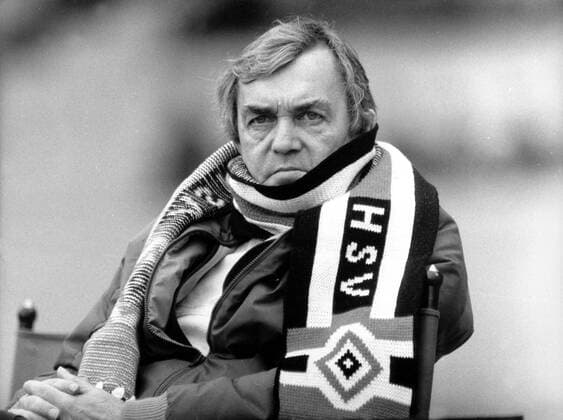Trainer Ernst Happel (Hamburger SV)