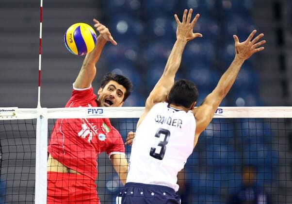 KRAKOW, USA - IRAN AMIR GHAFOUR ( IRAN ) TAYLOR SANDER ( USA )  140902MIN014