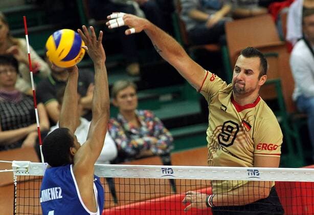 03.09.2014 Katowice(Poland) FIVB Men s Volleyball World Championship Cuba-Germany Pool B György Grozer (R) Germany : 