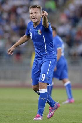 Ciro Immobile Italia. Bari 04-09-2014 Stadio San Nicola. Football Italy - Netherlands friendly match. AntoxBalda