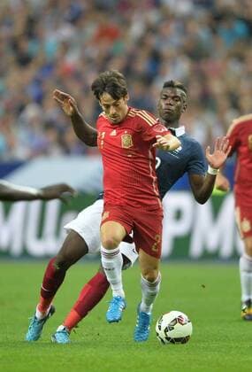 David Silva (esp) - Paul Pogba (fra) NEWS : France vs Espagne - Friendly Match - 04 09 2014 AnthonyBIBARD FEP Panoramic 