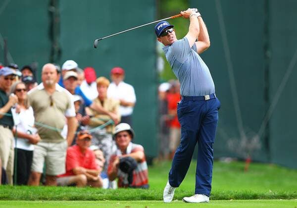 September 04 2014: Hunter Mahan during the first round of the BMW Championship PGA Golf Herren Tour at Cherry Hills Country Club in Englewood, CO. GOLF: SEP 04 PGA Golf Herren - BMW Championship - First Round Icon140904082 EDITORIAL USE ONLY