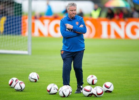 05.09.2014, Sportzentrum, Seefeld, AUT, FS Vorbereitung, Trainingslager, Niederlaendisches Nationalteam, im Bild Trainer Guus Hiddink Netherlands national soccer team head coach Guus Hiddink during a training session of the national footballteam of Netherlands in preparation for the upcoming EURO 2016 qualifying match against Czech Republic on 09. Spetember 2014 in Prague, at the trainingsground Sportzentrum in Seefeld, Austria on 2014 09 05.  EP_Gro  