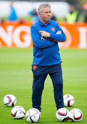 05.09.2014, Sportzentrum, Seefeld, AUT, FS Vorbereitung, Trainingslager, Niederlaendisches Nationalteam, im Bild Trainer Guus Hiddink Netherlands national soccer team head coach Guus Hiddink during a training session of the national footballteam of Netherlands in preparation for the upcoming EURO 2016 qualifying match against Czech Republic on 09. Spetember 2014 in Prague, at the trainingsground Sportzentrum in Seefeld, Austria on 2014 09 05.  EP_Gro  