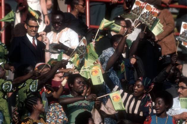 WM 1974 in Dortmund, Fans aus Zaire