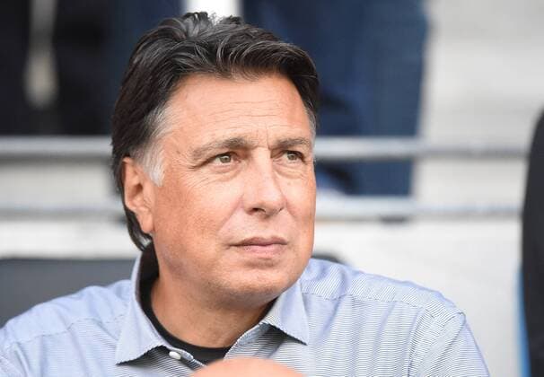 Fußball, Trainerhistorie, FSV Frankfurt 05.09.2014, xjhx, Fussball Testspiel, FSV Frankfurt - Eintracht Frankfurt, v.l. Klaus Gerster