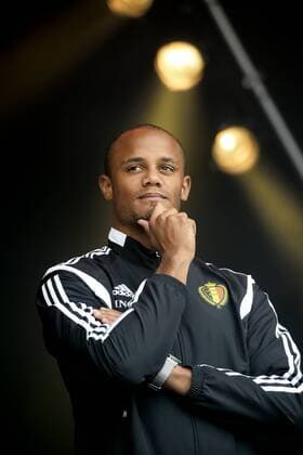 - OOSTENDE, BELGIUM: Belgium s Vincent Kompany pictured during a fan day of Belgian national soccer team Red Devils, Saturday 06 September 2014, in Oostende. YORICKxJANSENS  premiumd 04309264