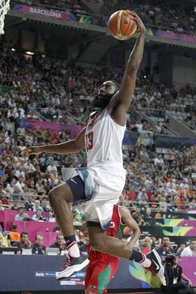 USA s James Harden during 2014 FIBA Basketball World Cup Round of 16 match.September 6,2014.  (2014090671)