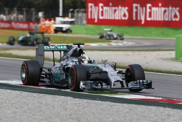 Motorsports: FIA Formula One World Championship 2014, Grand Prix of Italy, 44 Lewis Hamilton (GBR, Mercedes AMG Petronas F1 Team), xHOCHxZWEIx