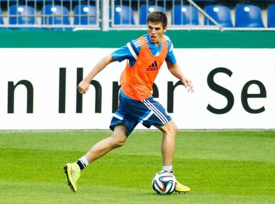 Jonas Hofmann (Deutschland) - Abschlusstraining Deutschland U 21 in der MDCC Arena in Magdeburg - Deutschland, Fußball, Mann, Männer,08.09.2014