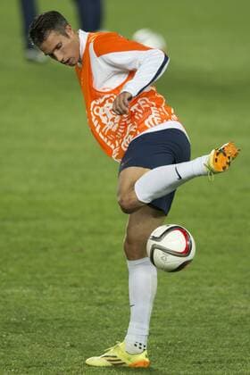 Robin Van Persie of Netherlands pictured during the training before the Czech Republic vs Netherlands qualification match for football European Cup, Prague, Czech Republic, September 8, 2014. (CTKxPhoto MichalxKamaryt) CTKPhotoOF201409081441101  kmt 1