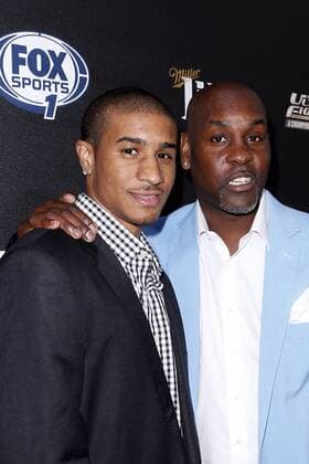 Gary Payton Jr., Gary Payton CELEBRITES : Premiere d Ultimate Fighter (FOX) - Hollywood - 09 09 2014 ChrisElise PanoramicUSA 