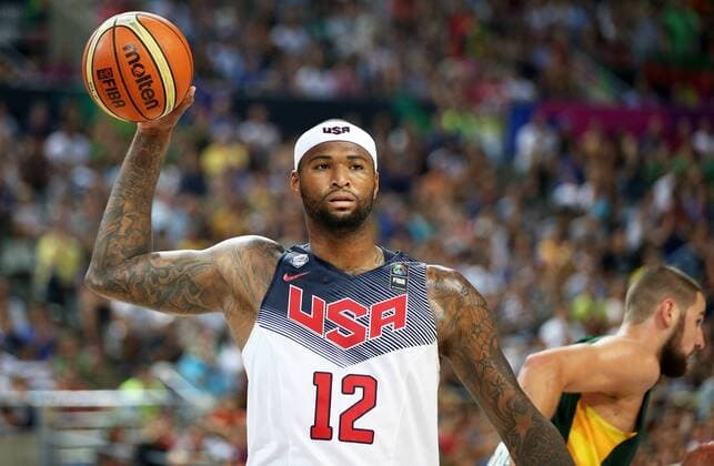Barcelona, 11.09.2014 - WM 2014 - USA vs Litauen - DeMarcus Cousins - 