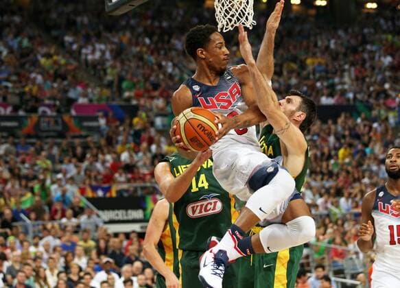 Barcelona, 11.09.2014 - WM 2014 - USA vs Litauen - Rudy Gay - 