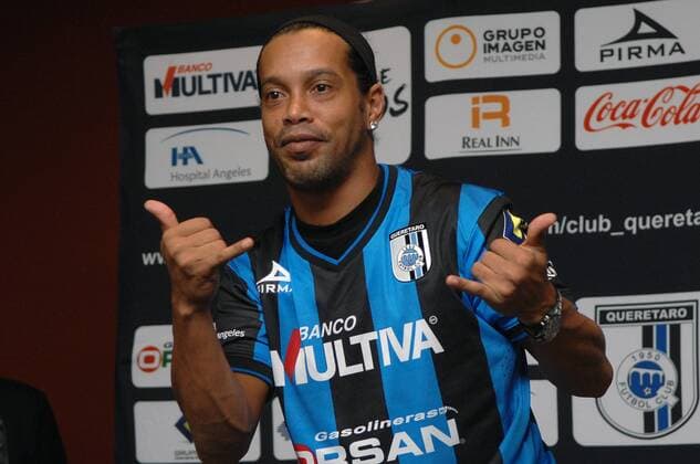 DISTRITO FEDERAL, MEXICO -: Ronaldinho, Neuzugang bei Queretaro F.C. (FC) 