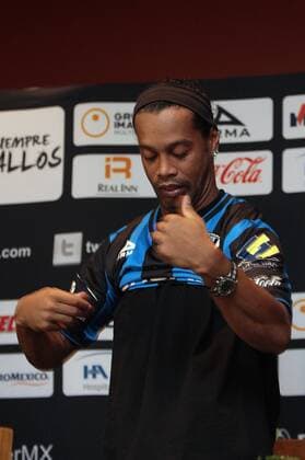 DISTRITO FEDERAL, MEXICO -: Ronaldinho, Neuzugang bei Queretaro F.C. (FC) 