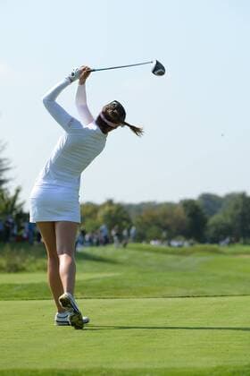 16.09.2014 , Solheim Cup,CharityPromotion Event 2014,Golfclub St.Leon-Rot Sandra Gal (GER) - ksp